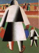Kasimir Malevich Harvest season oil painting reproduction